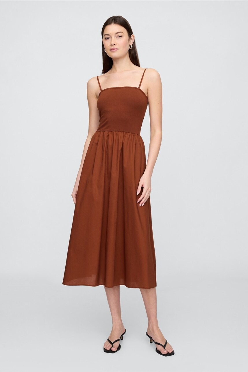 Vestido Strapless Mujer Smoked Paprika 19-1429