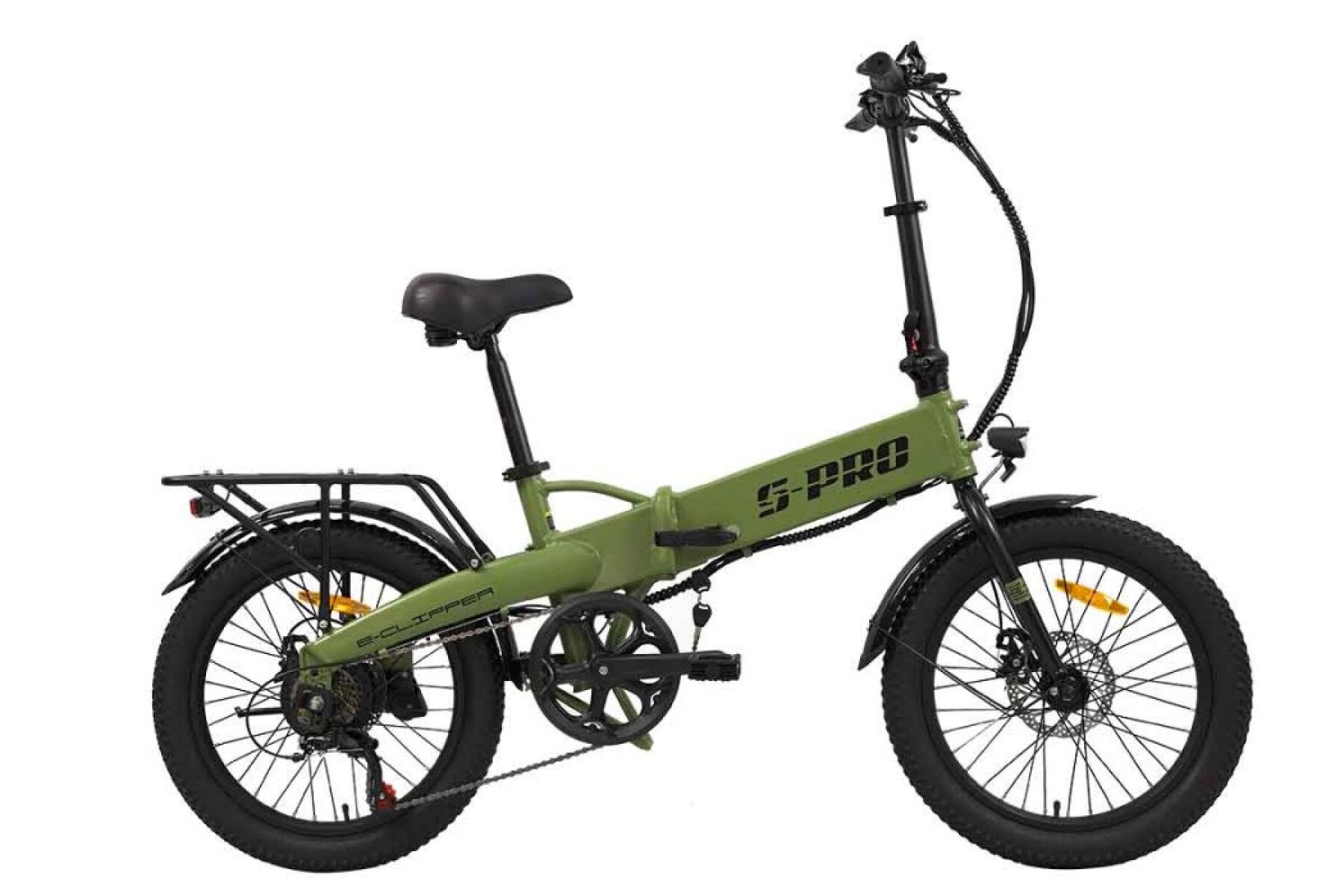 BICICLETA ELECTRICA S-PRO E-CLIPPER - OLIVA 