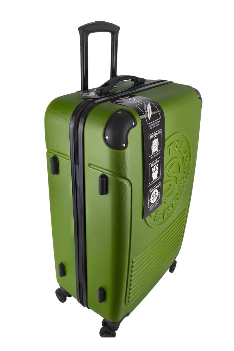 Valija grande ABS Verde