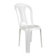 Silla de PVC MOR sin posabrazos BLANCA Silla de PVC MOR sin posabrazos BLANCA