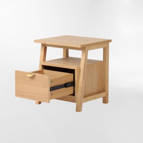 MESA DE NOCHE LATTE ROBLE CLARO - UNICO