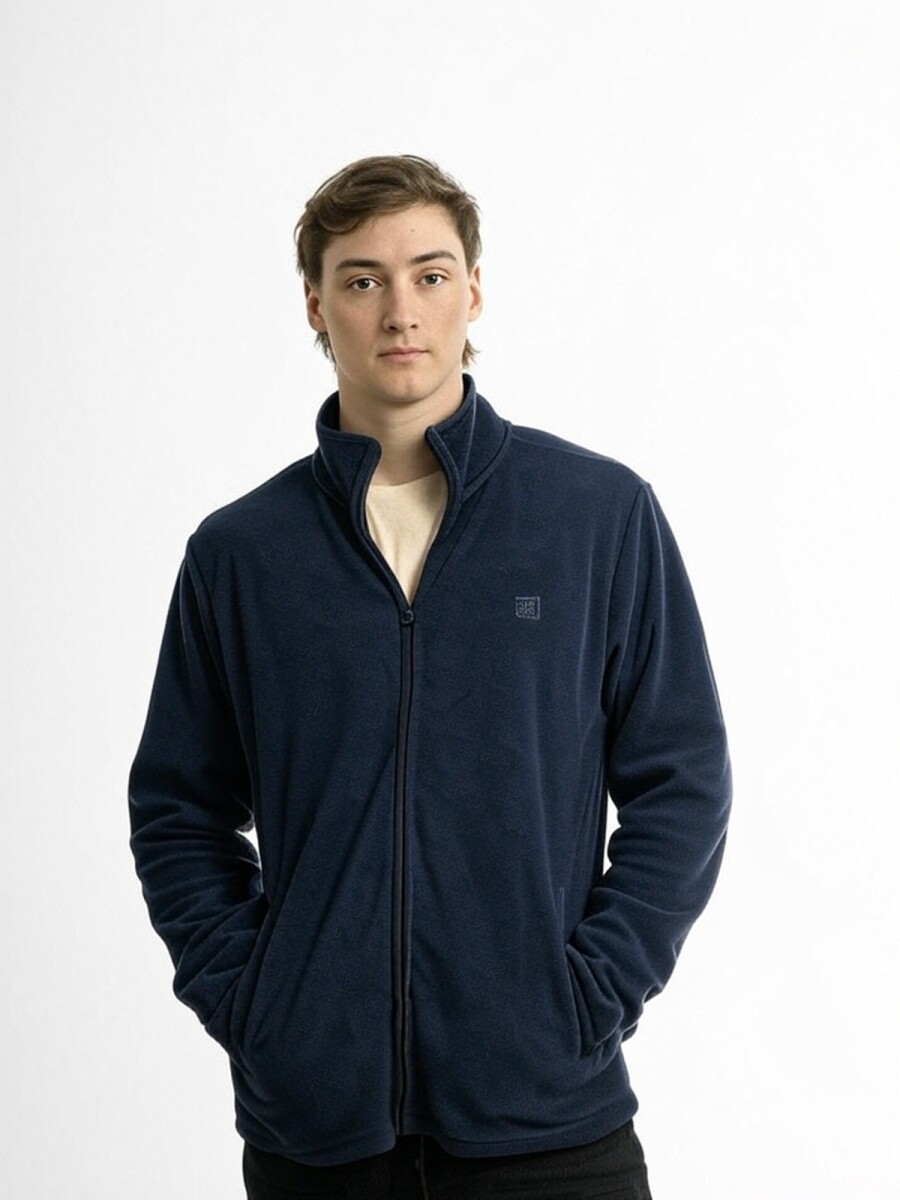 Campera Micropolar Lt - Navy 