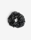 Skunzies Texturada Scrunchie De Lurex - Negro