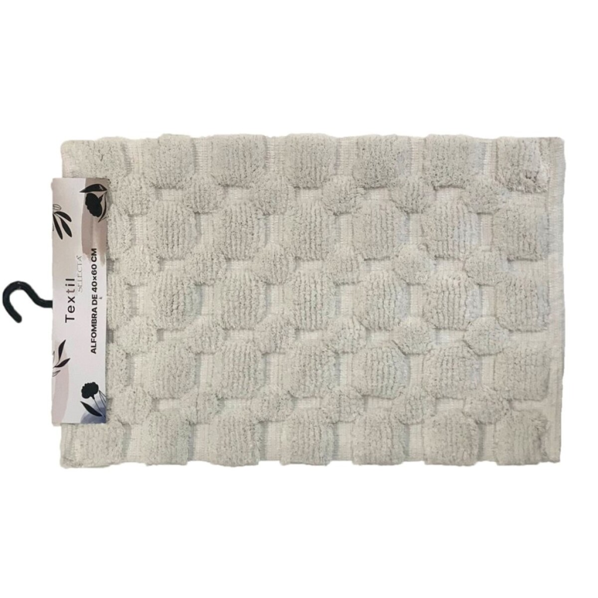 ALFOMBRA BULKY 40X60CM COLOR BLANCO 