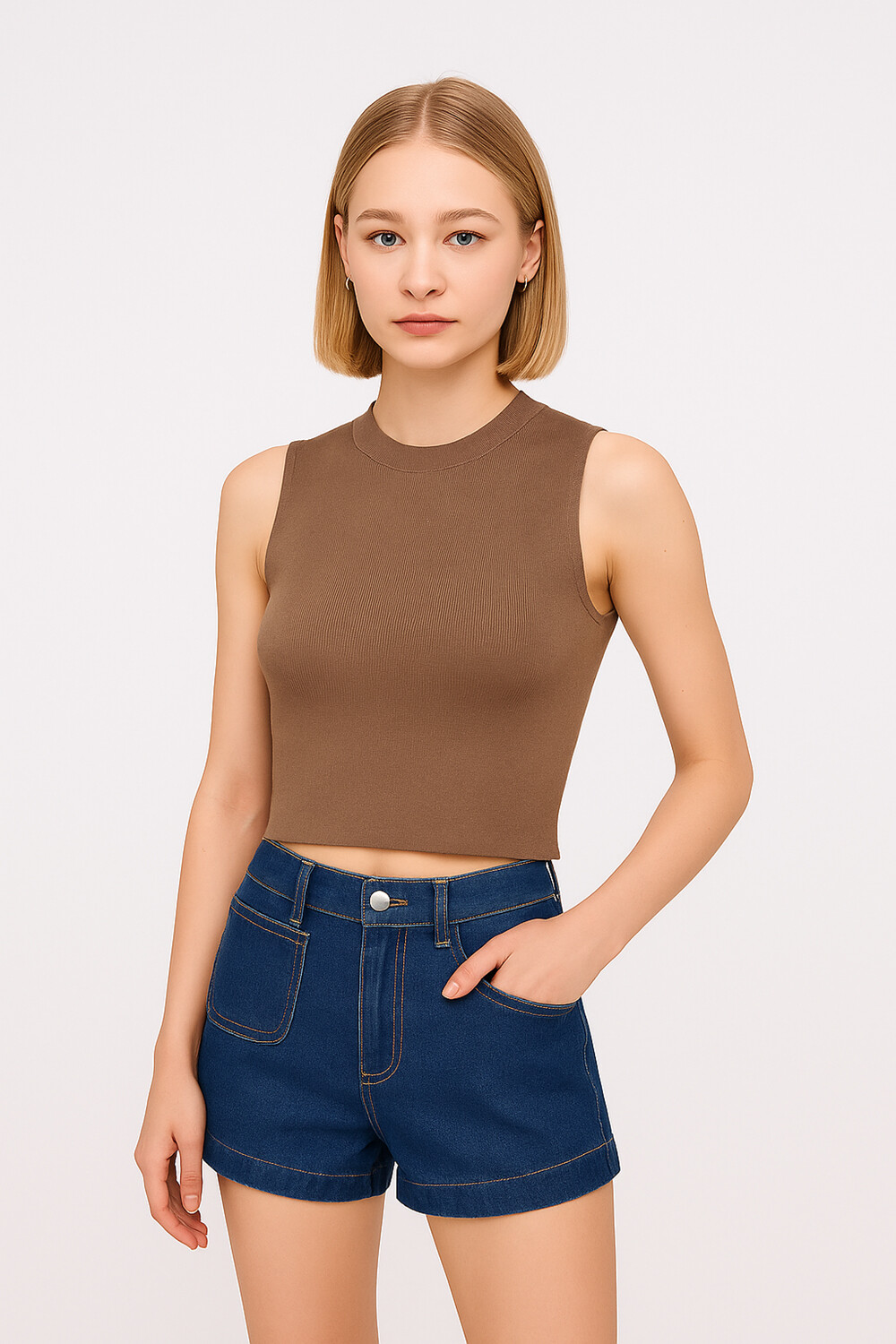 Musculosa Maro Taupe / Mink / Vison