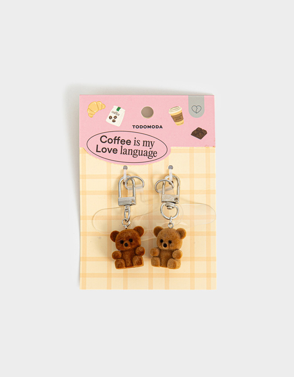 Set De Accesorios De Celular Mini De Felpa Para Compartir 