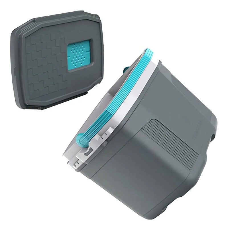 Conservadora Termolar 20 lts GRIS CON CELESTE