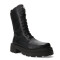 Botas de Mujer Miss Carol YUN acordonada de cuero Negro