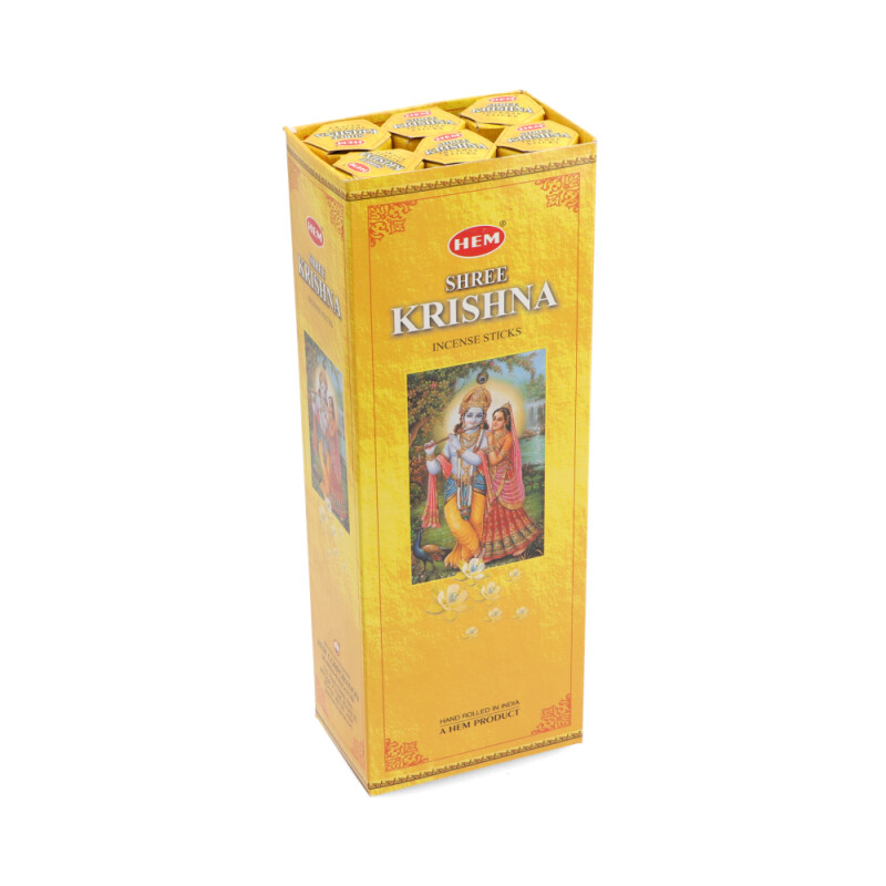 INCIENSO HEM CAJA HEXAGONAL X6 Shri Krishna