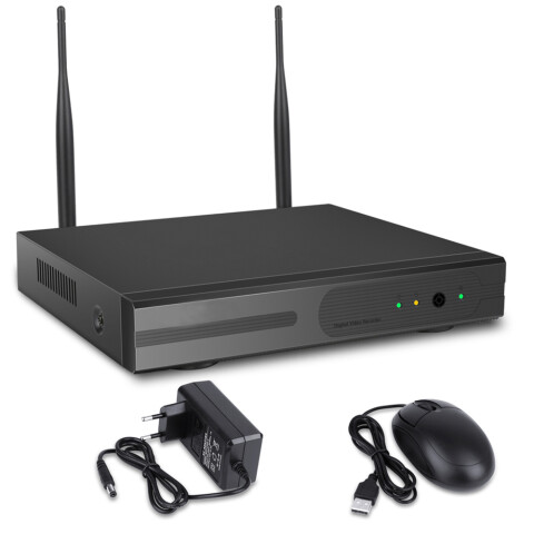 Kit de Seguridad Wifi Tuya Smart NVR 4 canales + 4 cámaras 2 Unica