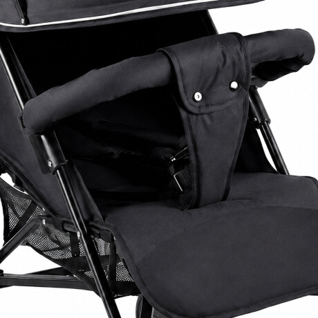 Coche Paraguitas Bebe Reclinable Plegable Compacto 8 Ruedas Negro