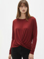 Remera Flea Bordeaux Oscuro