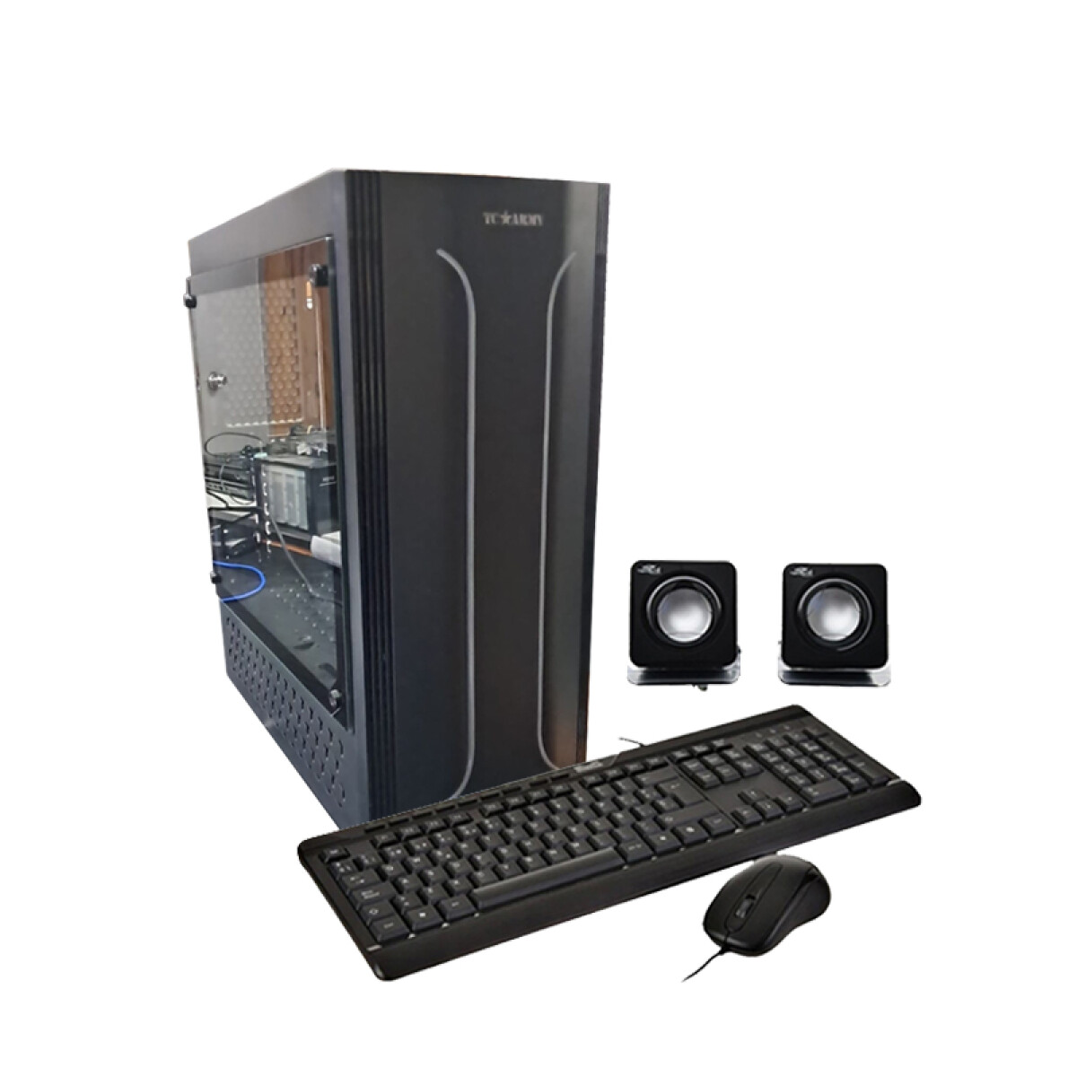 PC Reacond. DualCore Gold. RAM 8GB. Disco Sólido NUEVO 256GB. Incluye teclado, mouse y parlantes NUEVOS. Win11 