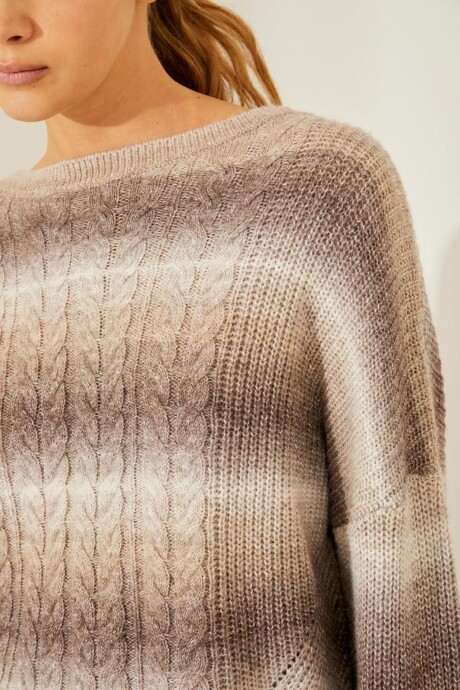 SWEATER SHAGGY BEIGE