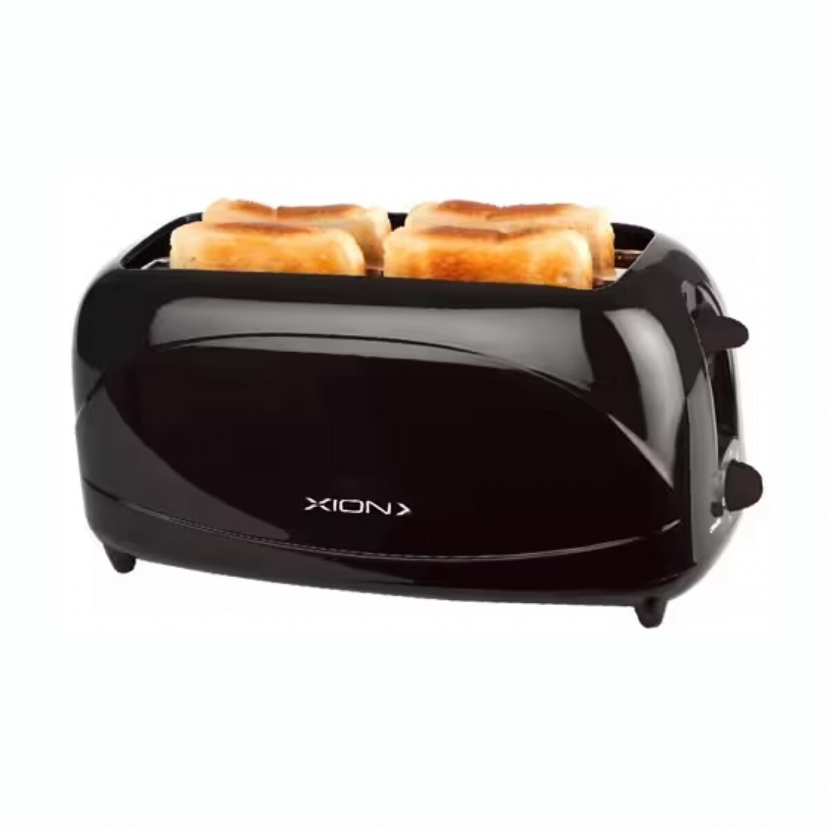 Tostadora XION XI-TO204 1200W Capacidad 4 Panes Con Bandeja Recogemigas 