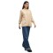 POLERA LEANDRA S-XL BEIGE MELA