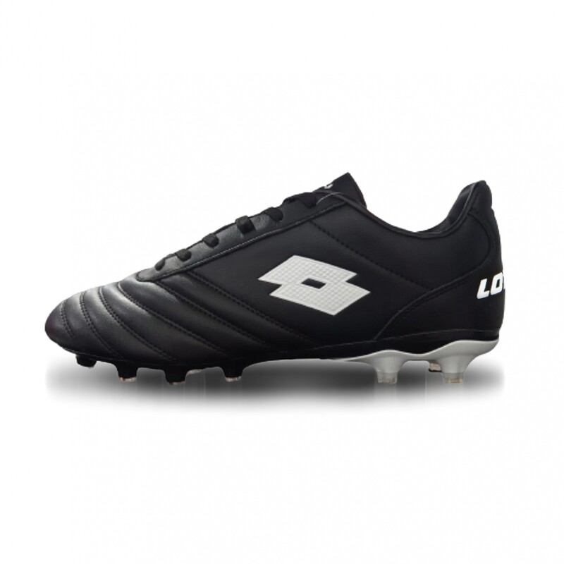 Championes Lotto Futbol de Cuero Black/White