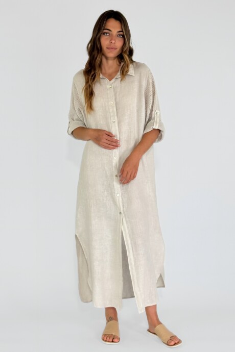 VESTIDO VENETO Beige