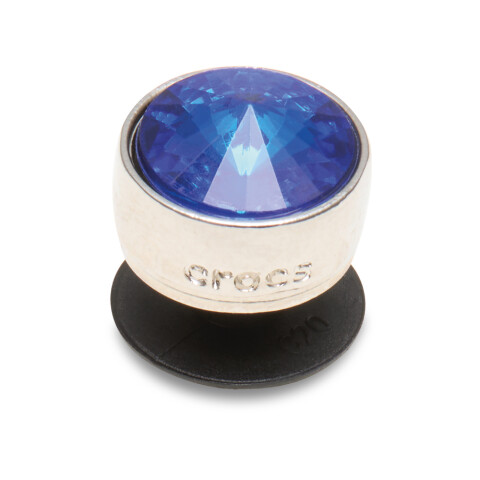 Jibbitz Silver Blue Stud Multicolor