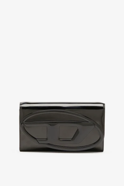 BILLETERA / MINIBOLSO 1DR CUER Negro