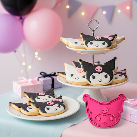 Cortante 3D Kuromi Cortante 3D Kuromi