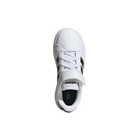 adidas GRAND COURT LIFESTYLE ELASTIC LACE AND TOP STRAP White
