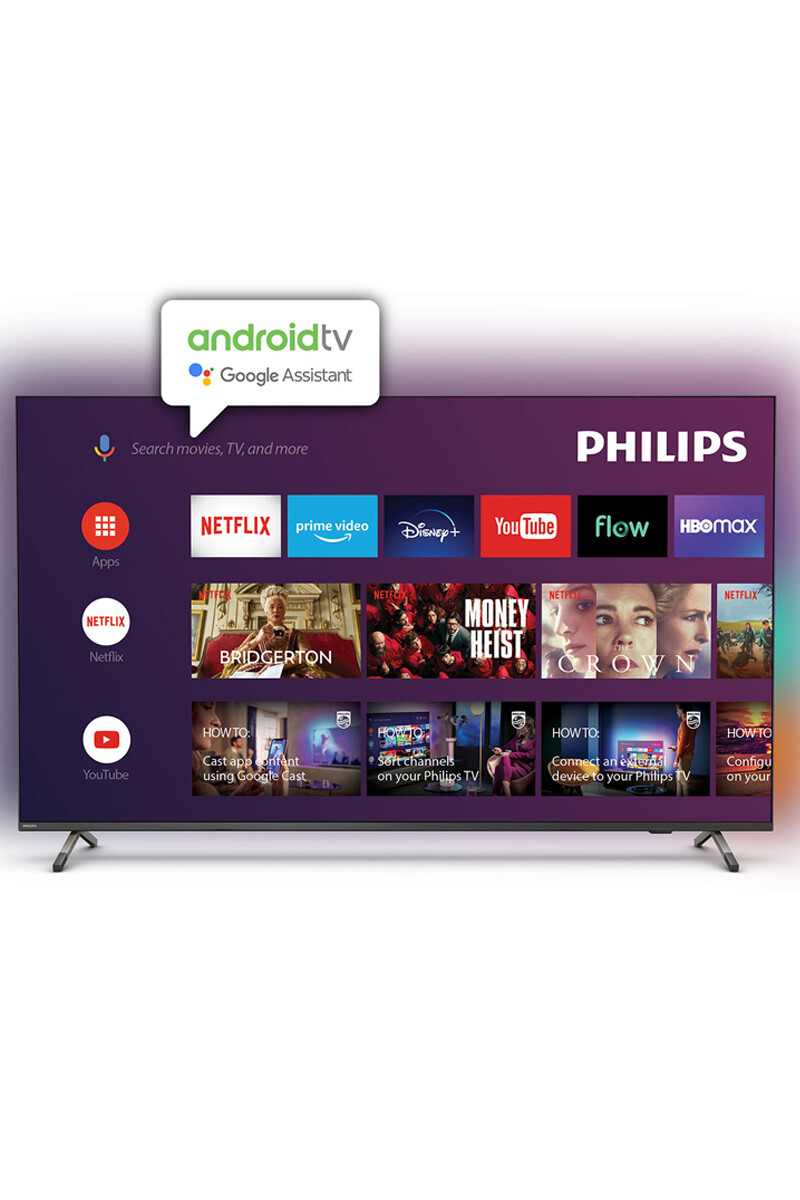 Smart Tv 75" Philips Android 4K Ambilight 