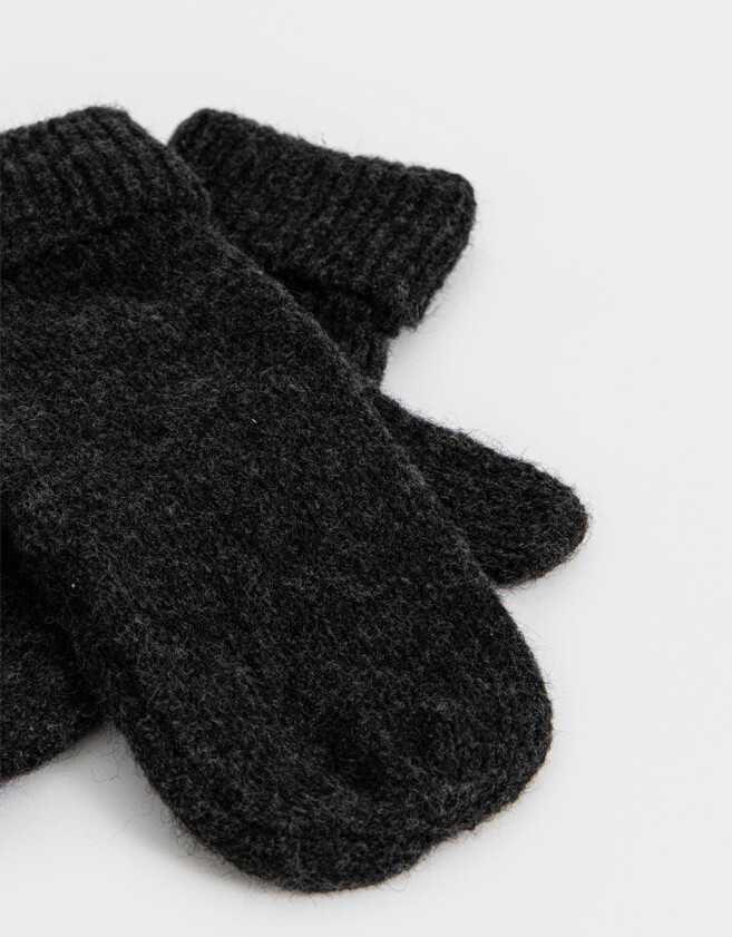 Guantes Varios Romántico Guantes Tejidos Negro - Negro