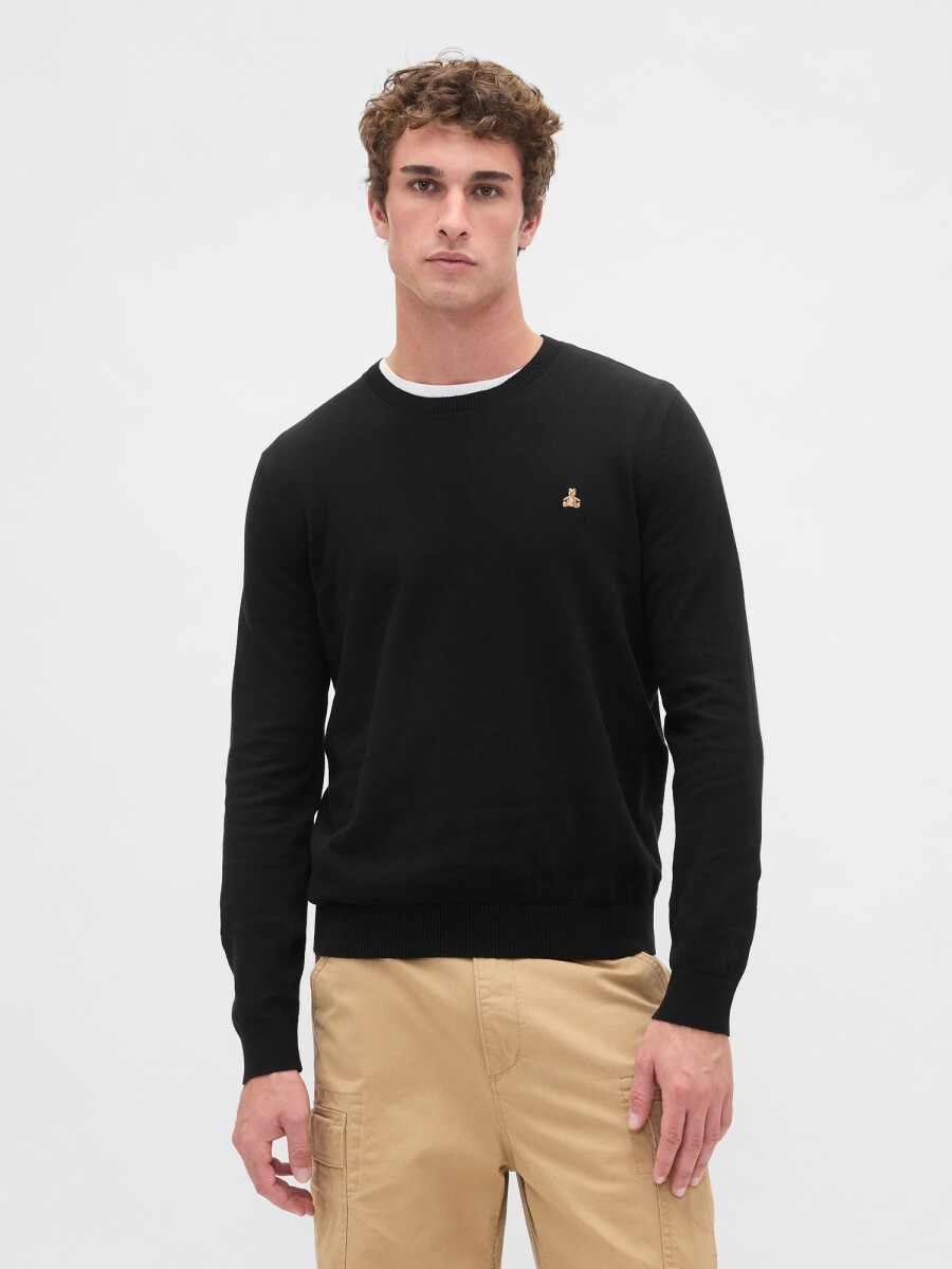 Buzo Oso Brannan Hombre - True Black 