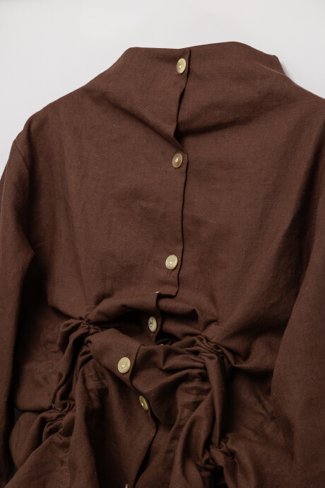 Strass Shirt Chocolate