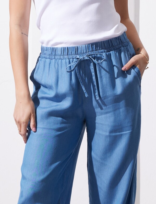 Pantalon Lyocell Wide Leg JEAN