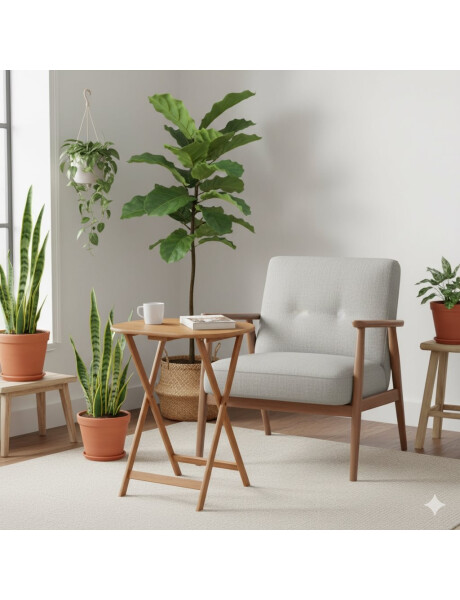 MESA OVAL BAMBOO 61X42X66CM PLEGABLE MESA OVAL BAMBOO 61X42X66CM PLEGABLE