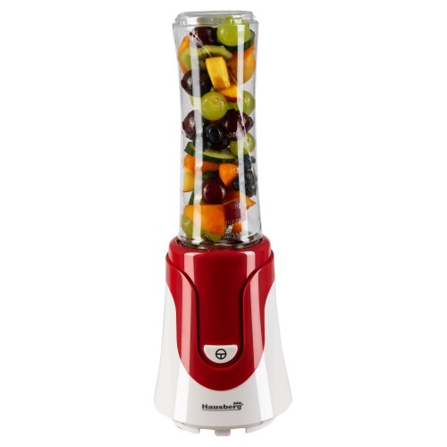 Licuadora Personal Smoothie Maker Con Hoppie 600 ml. Hausberg HB-7676RS Licuadora Personal Smoothie Maker Con Hoppie 600 ml. Hausberg HB-7676RS