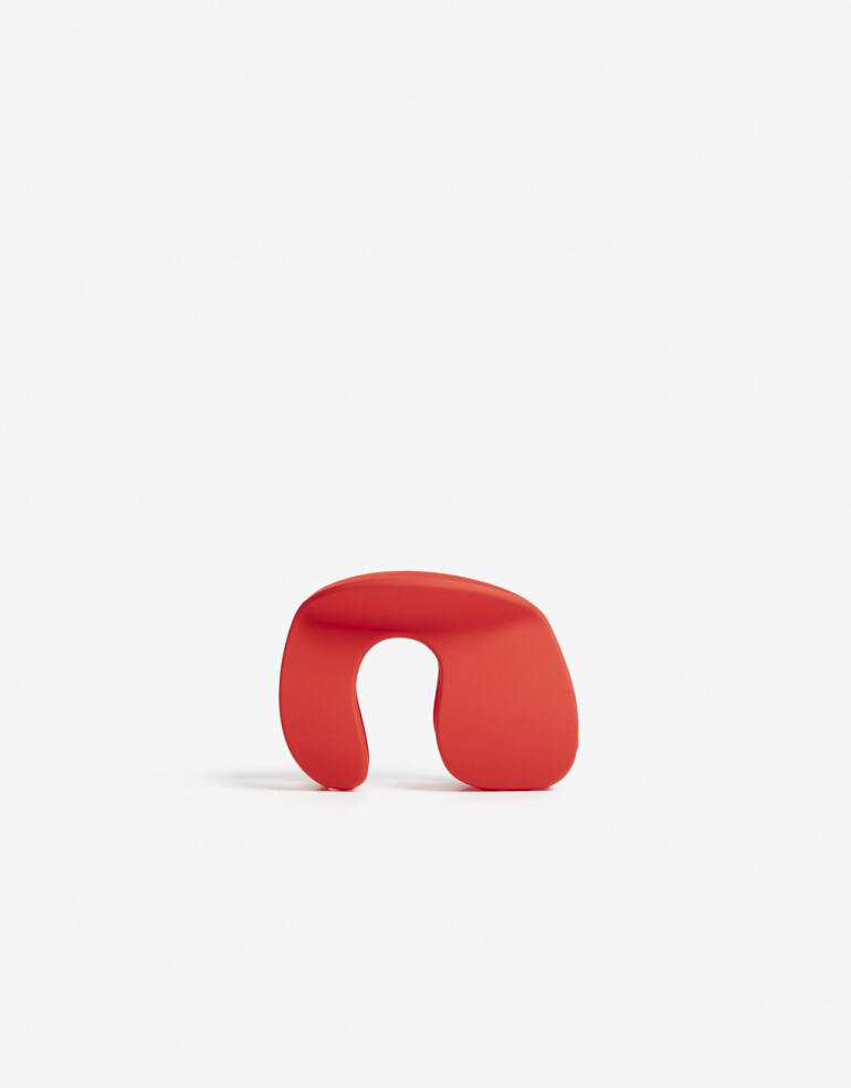 Broche Acrilico Broche De Acrílico Curvo - Rojo Medio