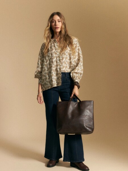 CAMISA ALLIE SALINA CRUDO