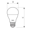 LAMPARA MASTER LED 6-50W E27 BULBO 3000K CONSUMO LAMPARA MASTER LED 6-50W E27 BULBO 3000K CONSUMO