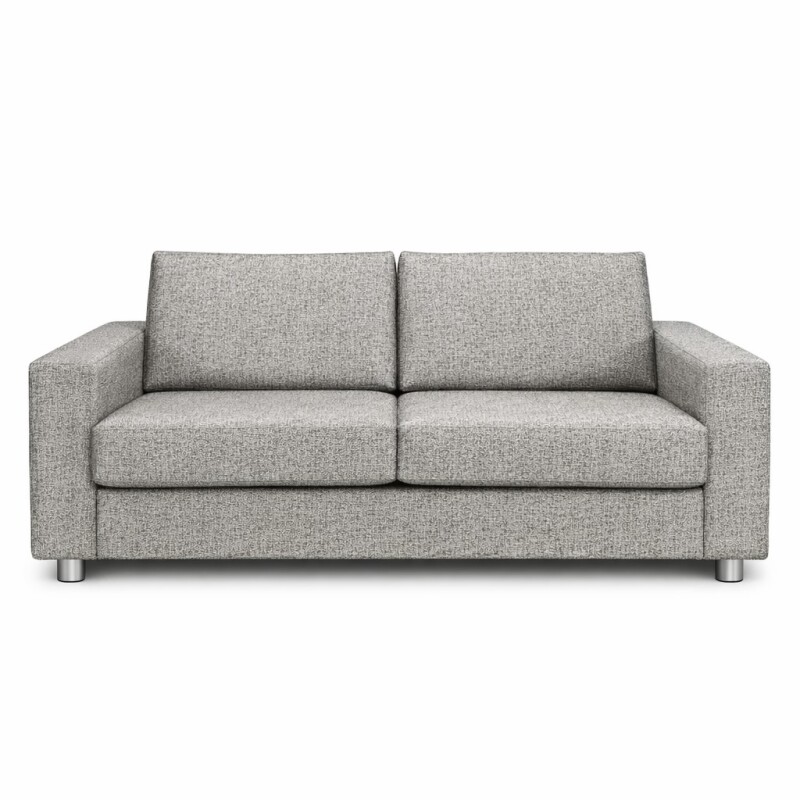 SOFA CAMA 2 PLAZAS - TELA GRIS CON PUNTOS NEGROS y CRUDOS SOFA CAMA 2 PLAZAS - TELA GRIS CON PUNTOS NEGROS y CRUDOS