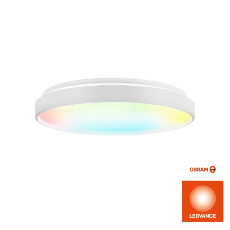SMART+DESIGN PLAFON 32W BIV LEDVANCE Panel LED LEDVANCE OSRAM Deco Smart Blanco De Adosar 32W RGB
