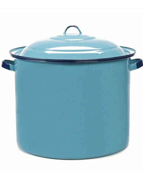 OLLA 7.3LTS RECTA C/TAPA VITRIFICADO TURQ CINSA. D24CM OLLA 7.3LTS RECTA C/TAPA VITRIFICADO TURQ CINSA. D24CM