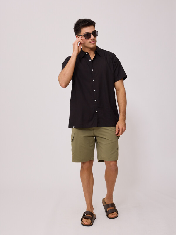 CAMISA LINAZ RUSTY Negro