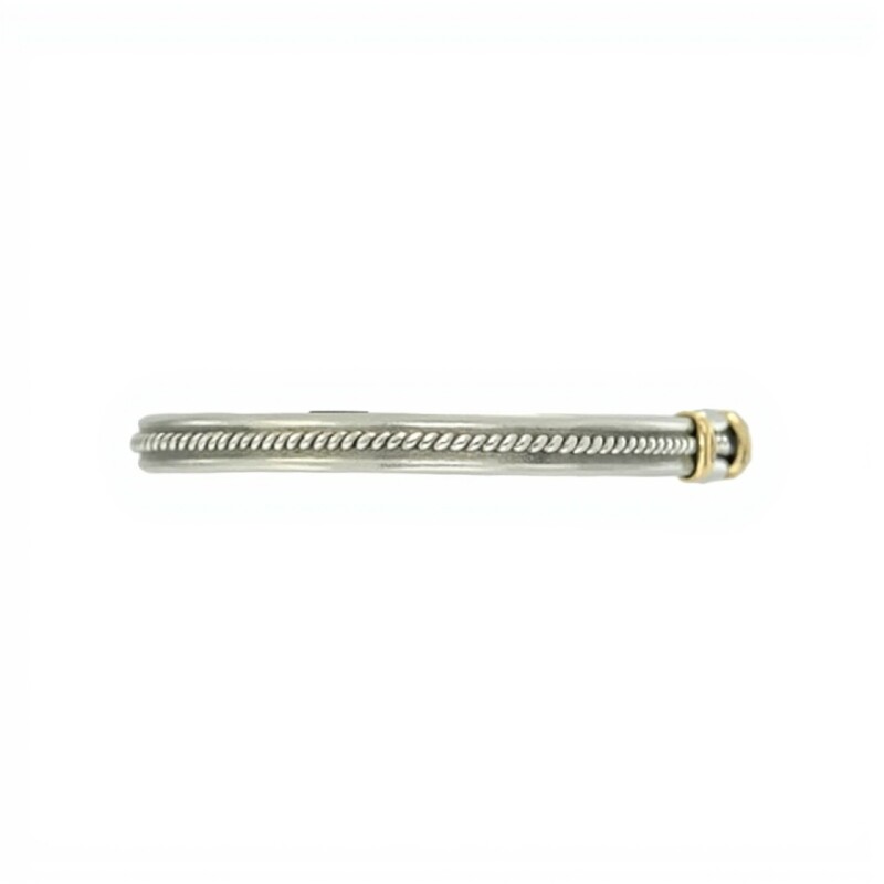 Brazalete Cruz-Plata y Oro-Sin piedra- BR5002 sinpiedra