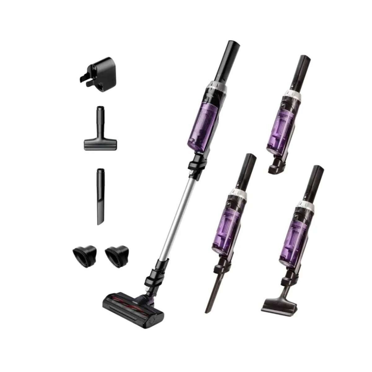 Aspiradora Inalambrica Stick X-Nano Rowenta 2 En 1 Super Liviana - Negro 