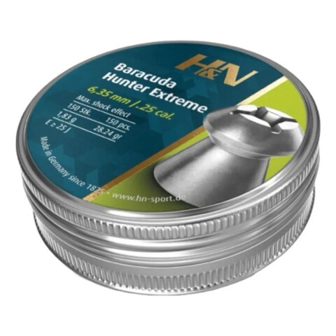 Chumbos H&N Baracuda Hunter Extreme 6,35 Mm 28,24 Gr 150u Chumbos H&N Baracuda Hunter Extreme 6,35 Mm 28,24 Gr 150u