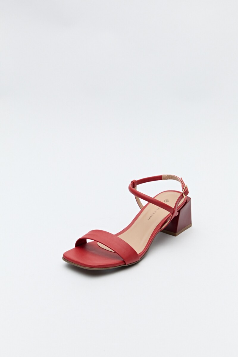 SANDALIA NINA Rojo