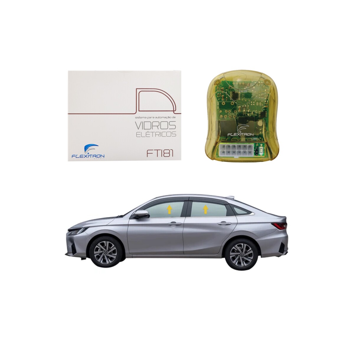 Interfaz De Vidros Flexitron Através De Control Keyless 