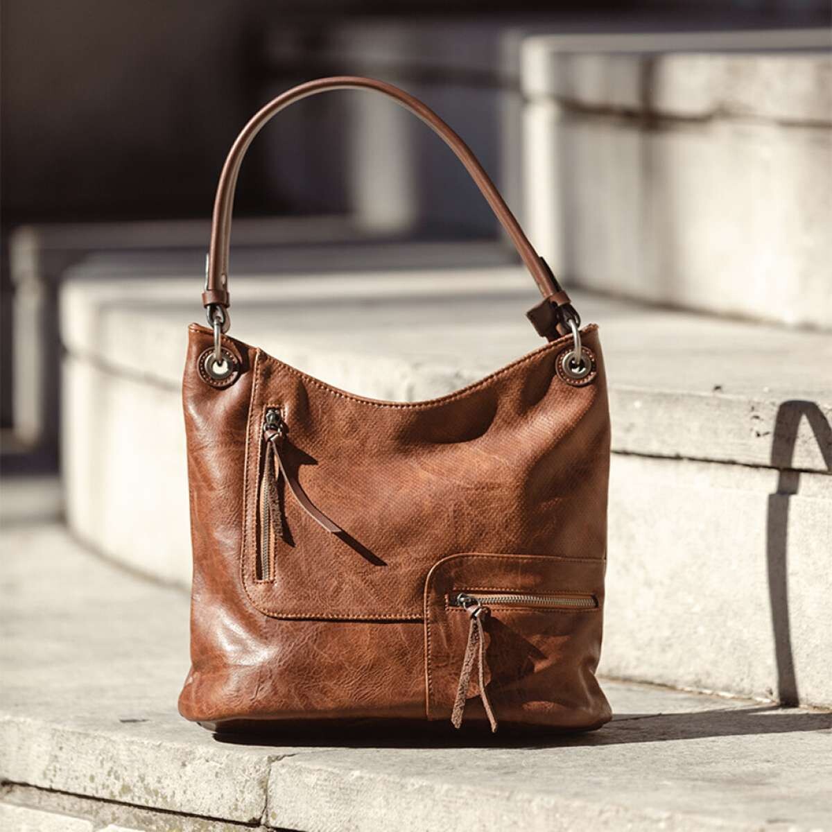 Cartera Vigo - Caramelo 