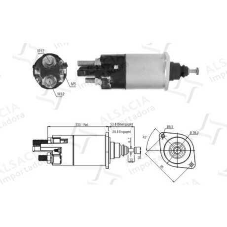 AUTOMATICO DE ARRANQUE VOLKSWAGEN D.REMY 38MT 24V VW TRUCK TITAN-CONSTELLA ZM AUTOMATICO DE ARRANQUE VOLKSWAGEN D.REMY 38MT 24V VW TRUCK TITAN-CONSTELLA ZM