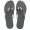 Sandalias de Mujer Havaianas You Metalic Gris - Metalizado