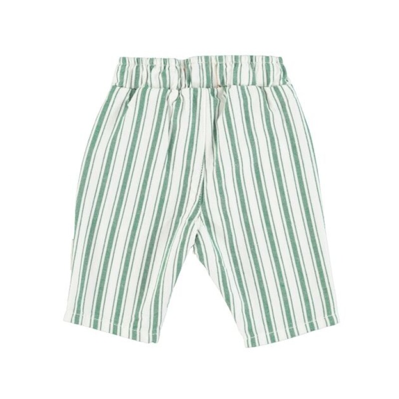 Pantalon blanco con rayas grandes verdes 4 años Pantalon Blanco Con Rayas Grandes Verdes 4 Años