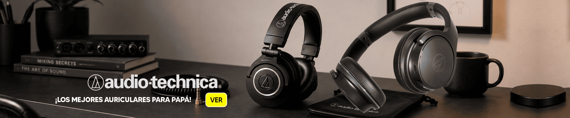 ¡Auriculares Audio Technica para Papá, en oferta!